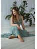 Sage Jersey Popular Maxi Bridesmaid Dress